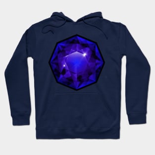 Octacore Blue and Purple Gemstone Hoodie